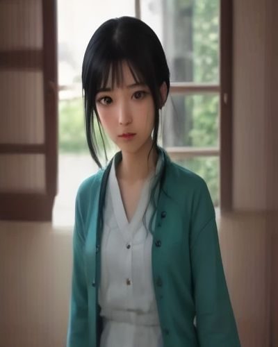 高梨遥香个人形象照，身着浅色系服装在室内柔光环境下拍摄，表情自然微笑，背景虚化突出人物主体